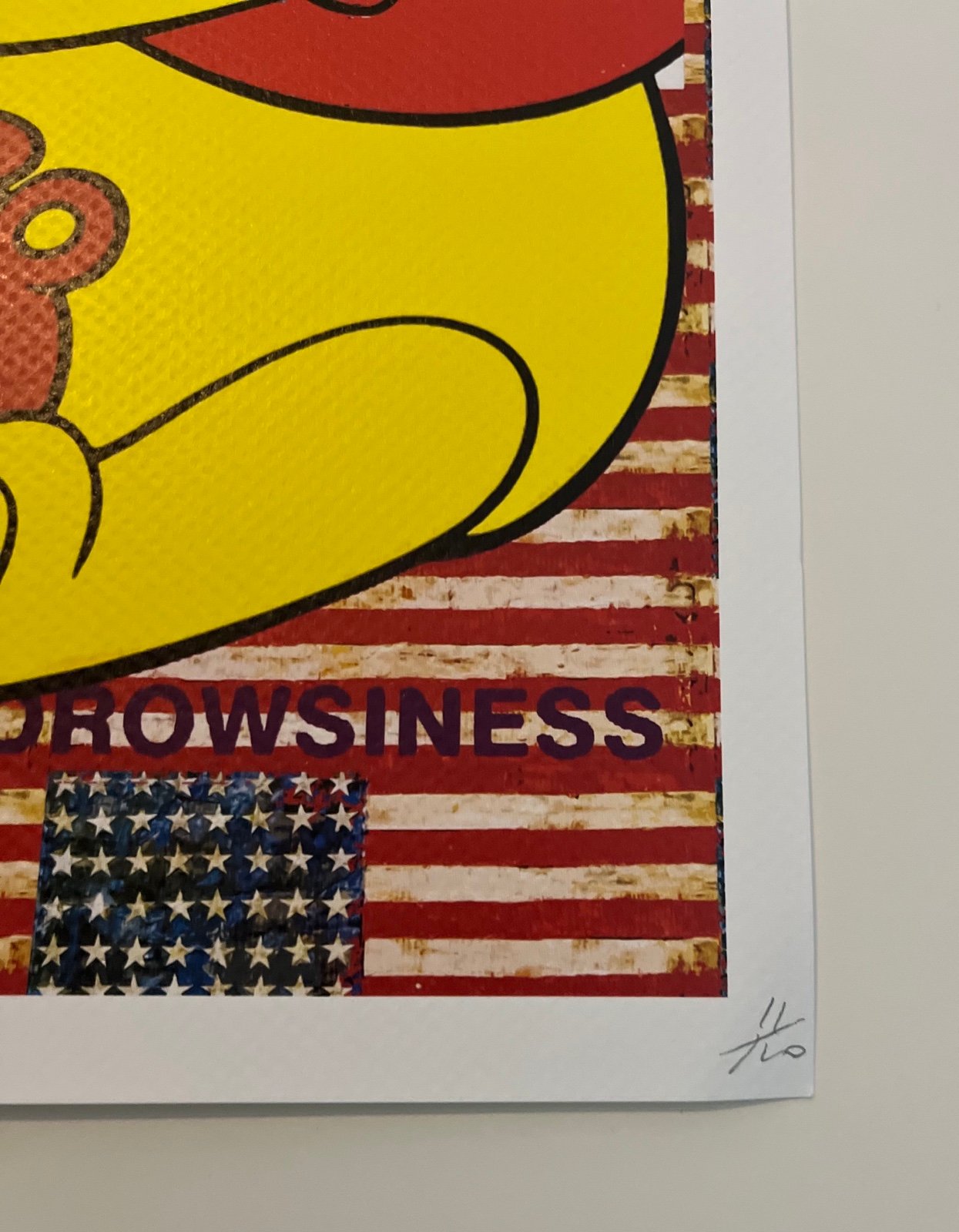 Death NYC 19x13 Signed Graffiti Pop Art. Andy Warhol Rare