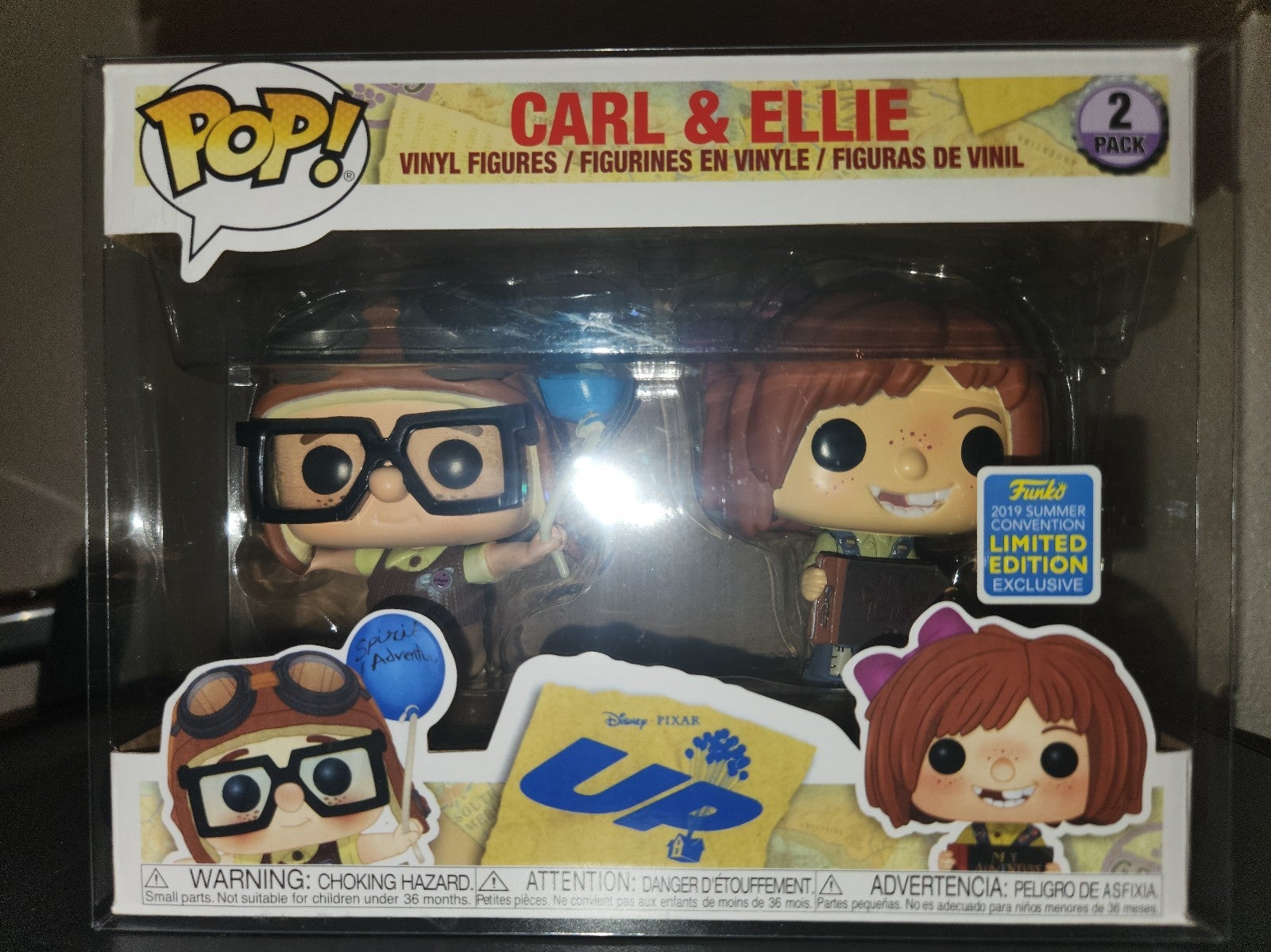 Carl & Ellie 2 pack Funko Pop (young)