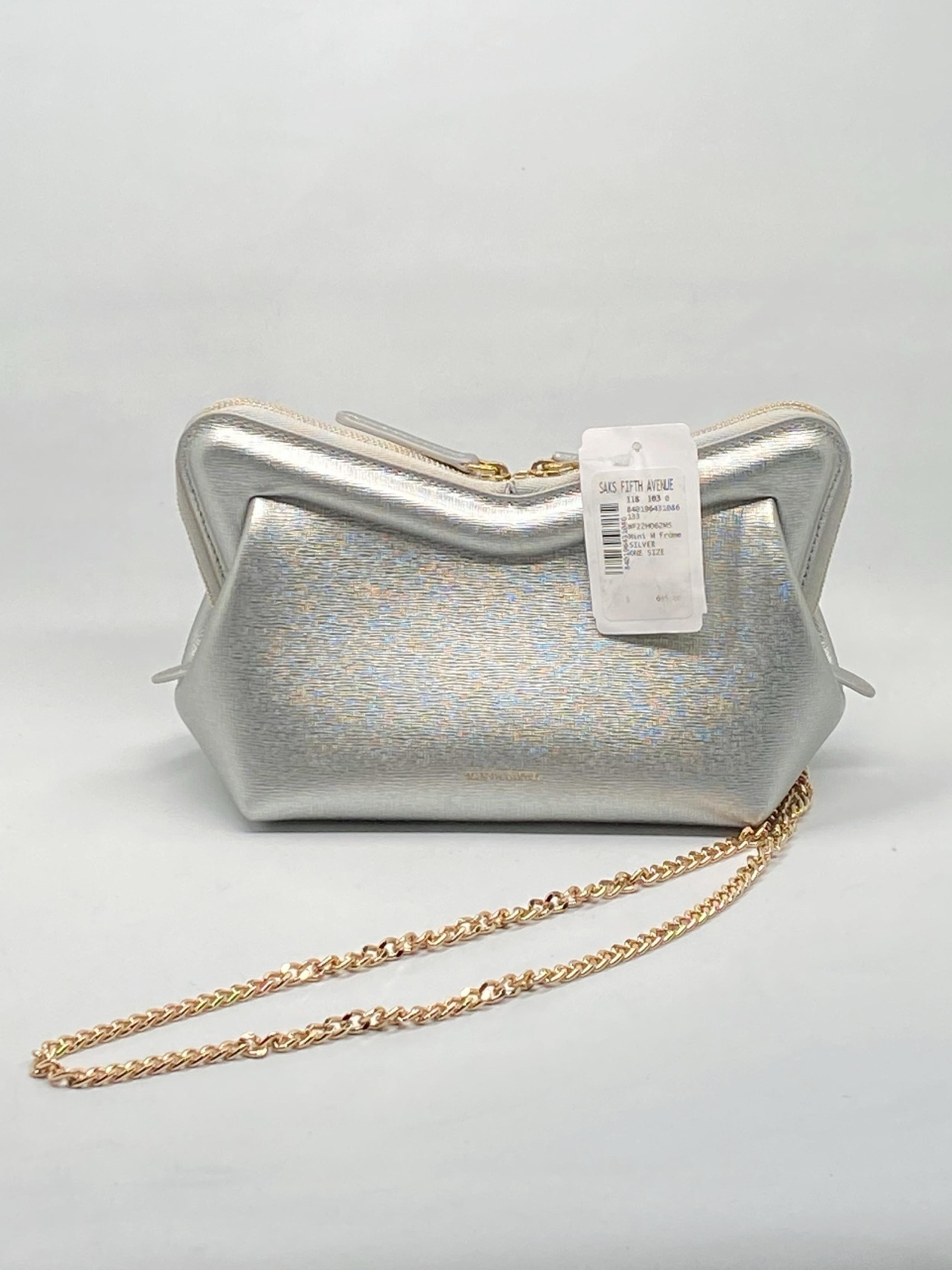 Mansur Gavriel Mini M Frame Leather Crossbody Bag