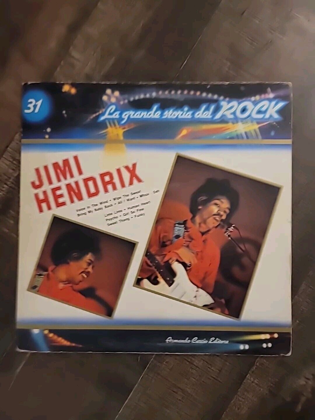 VINTAGE JIMI HENDRIX 3 Record Bundle. Italian Imported Record RARE. . Mint/NM