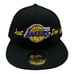 New Era X Just Don Los Angeles Lakers Hat Cap Sz 7 1/8 Black 59Fifty Fitted NBA