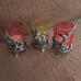 Vintage Glass and silver votives
