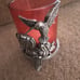 Vintage Glass and silver votives