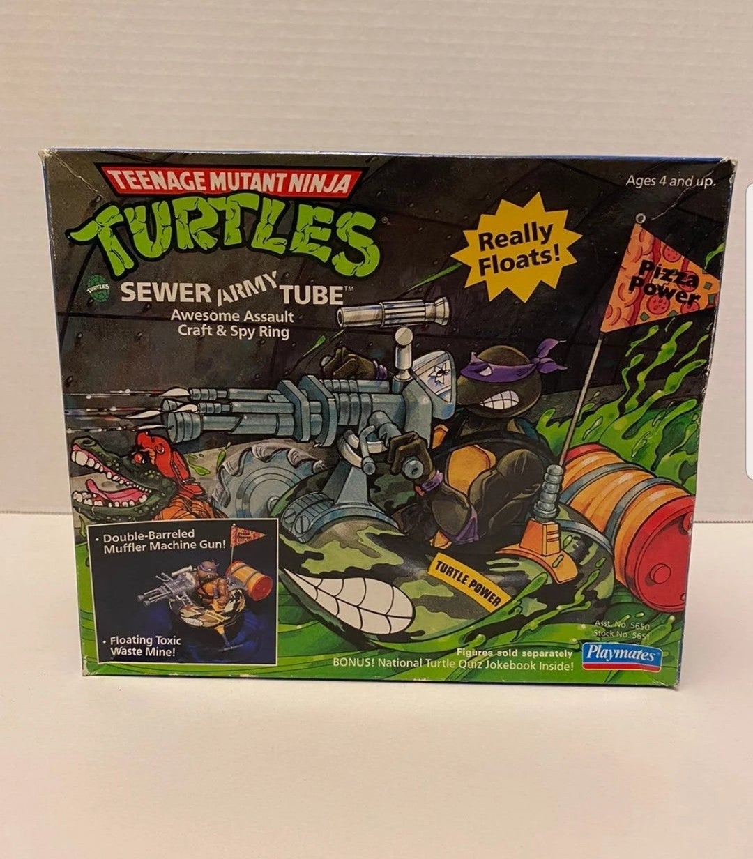 Vintage TMNT Sewer Army Tube