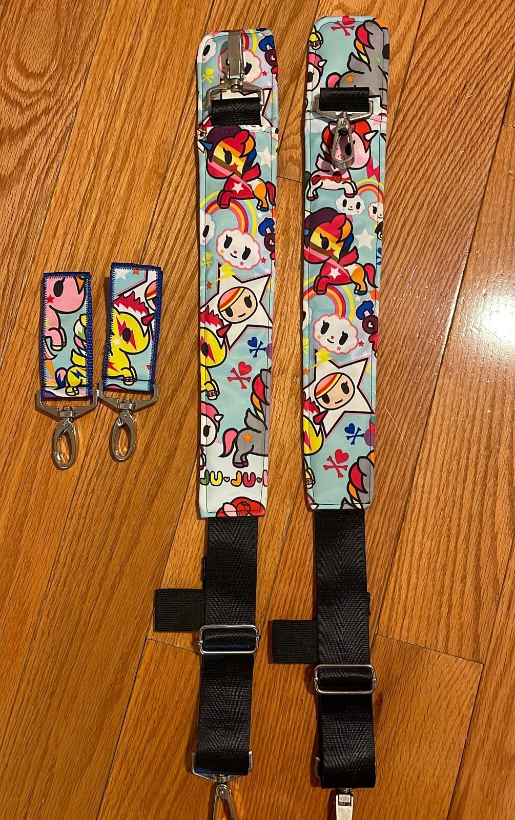 Ju-Ju-Be stroller strap holder and back pack strap