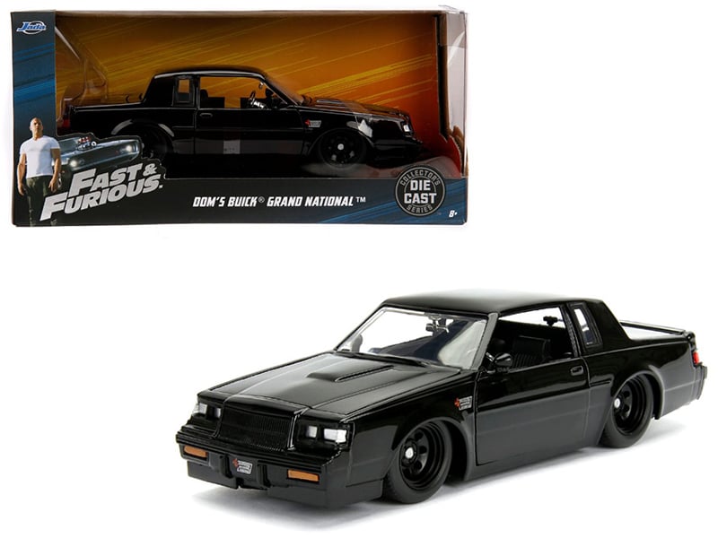 Dom's Buick Grand National Black Fast & Furious Movie 1/24 Diecast Model Car b