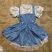 Dorothy Costume Complete with Toto Girls sz M