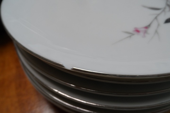 Rare Cherry Blossom Plates