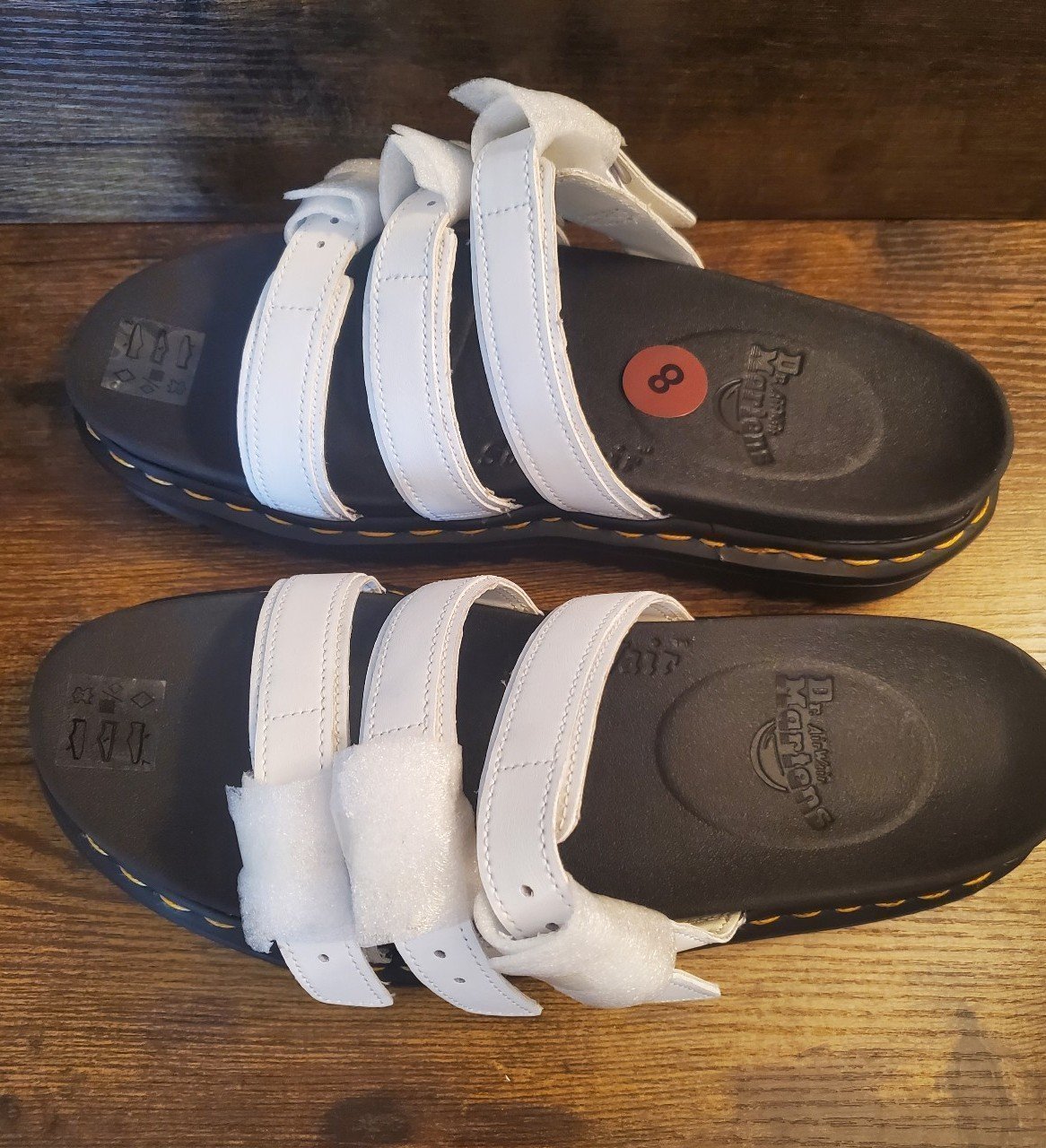 NEW DR MARTENS BLAIR PLATFORM SLIDE SANDALS SIZE 10
