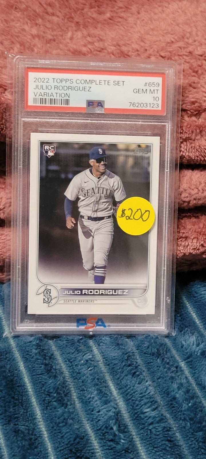 julio rodriguez rookie Psa 10