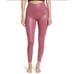 Beyond Yoga Small S Desert Berry Pink Metallic Twinkle High Waisted Midi Legging