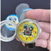 New Toon Disney Mickey Mouse Vintage 1990's Pop Up 3D Watch W Tin -S1R