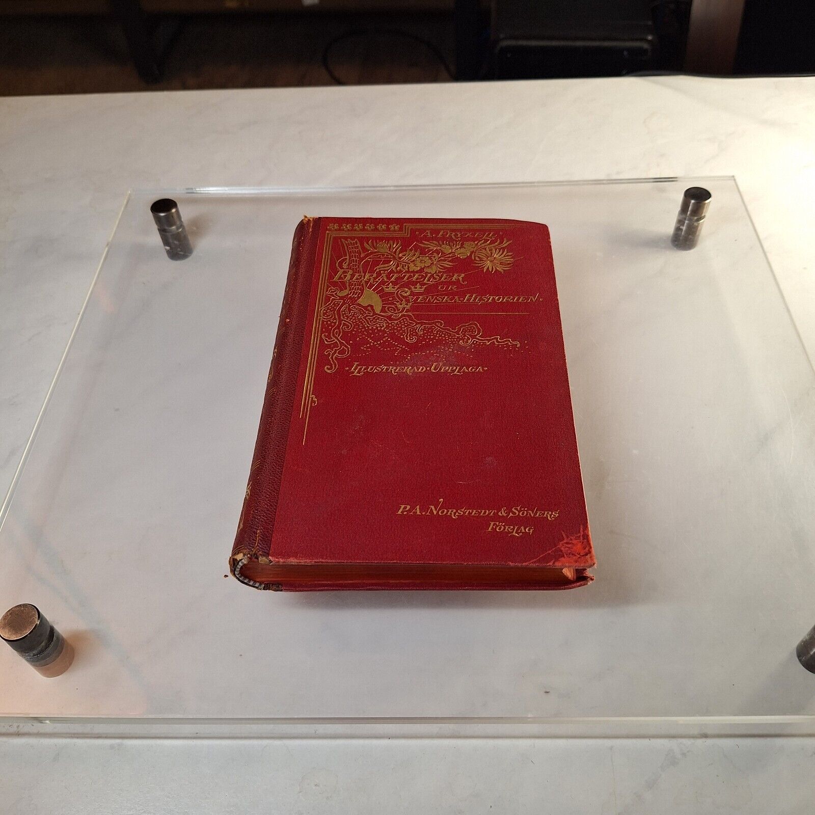 antiquarian collectible Swedish Book/stories From Venice History