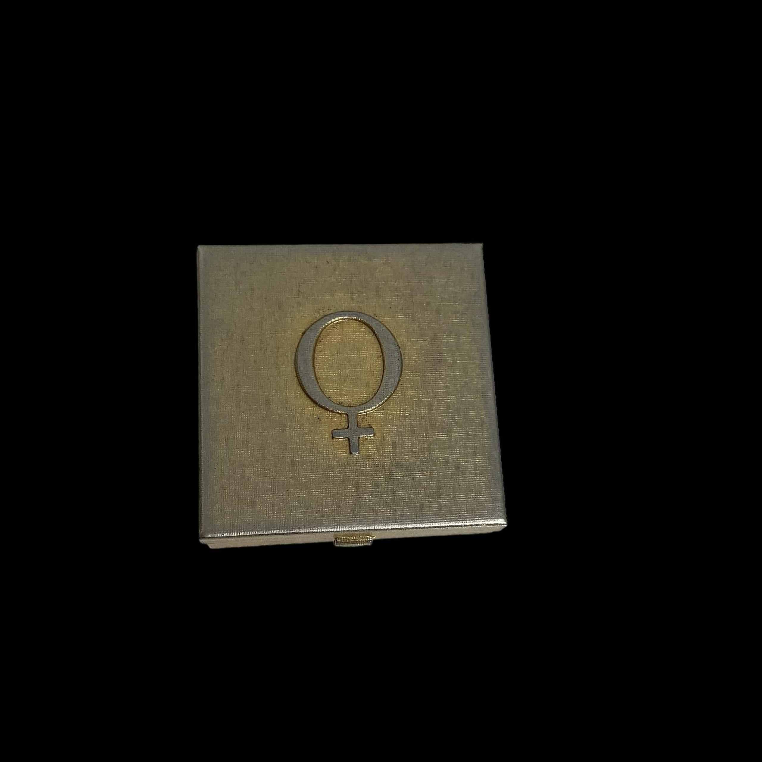 1970s WOMEN Venus SYMBOL Pill Box Container