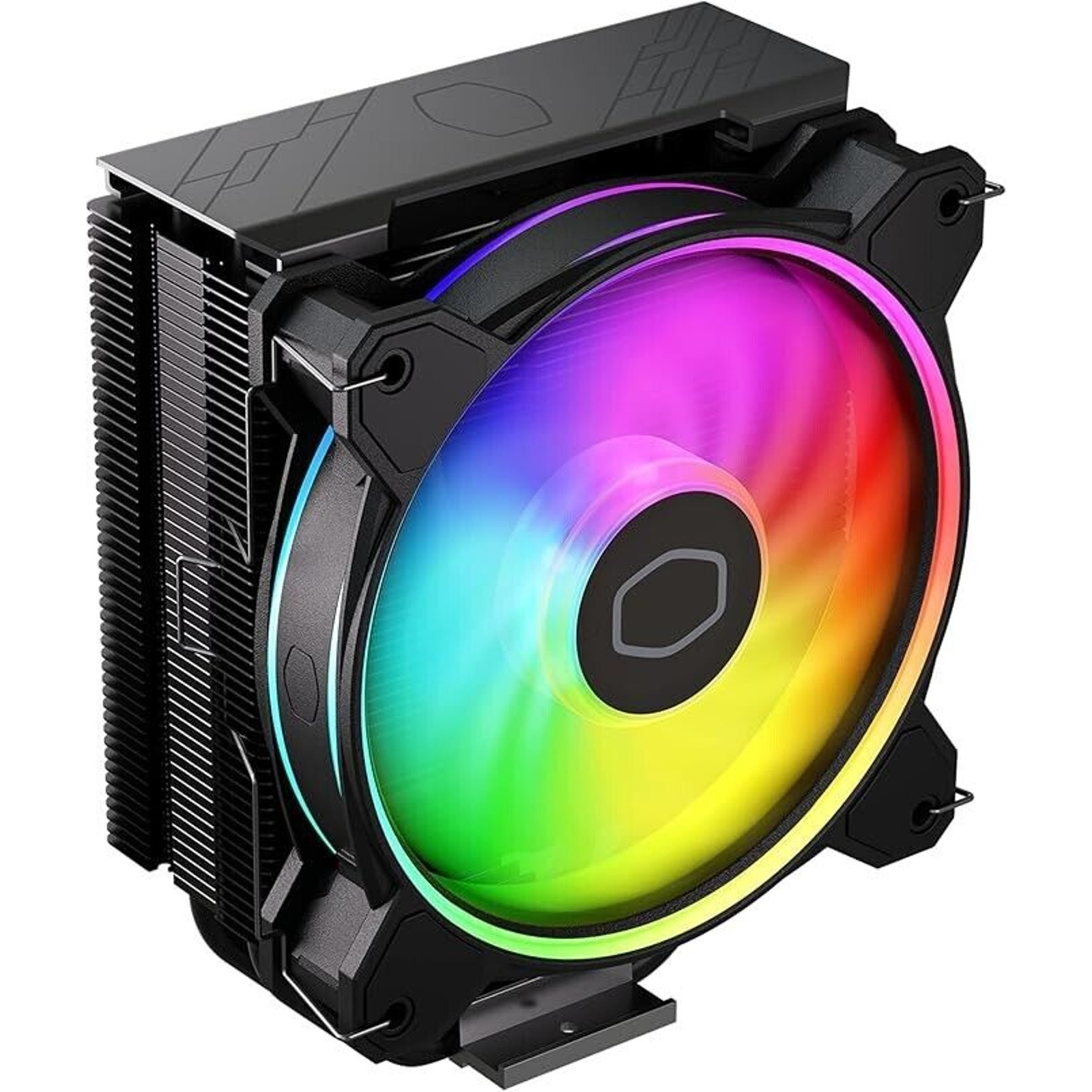 Cooler Master Hyper 212 Halo Black CPU Air Cooler - 120 PWM Fan - Dual Loop ARGB