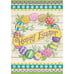 Easter Wreath House Flag- 2 Sided Message, 28 x 40