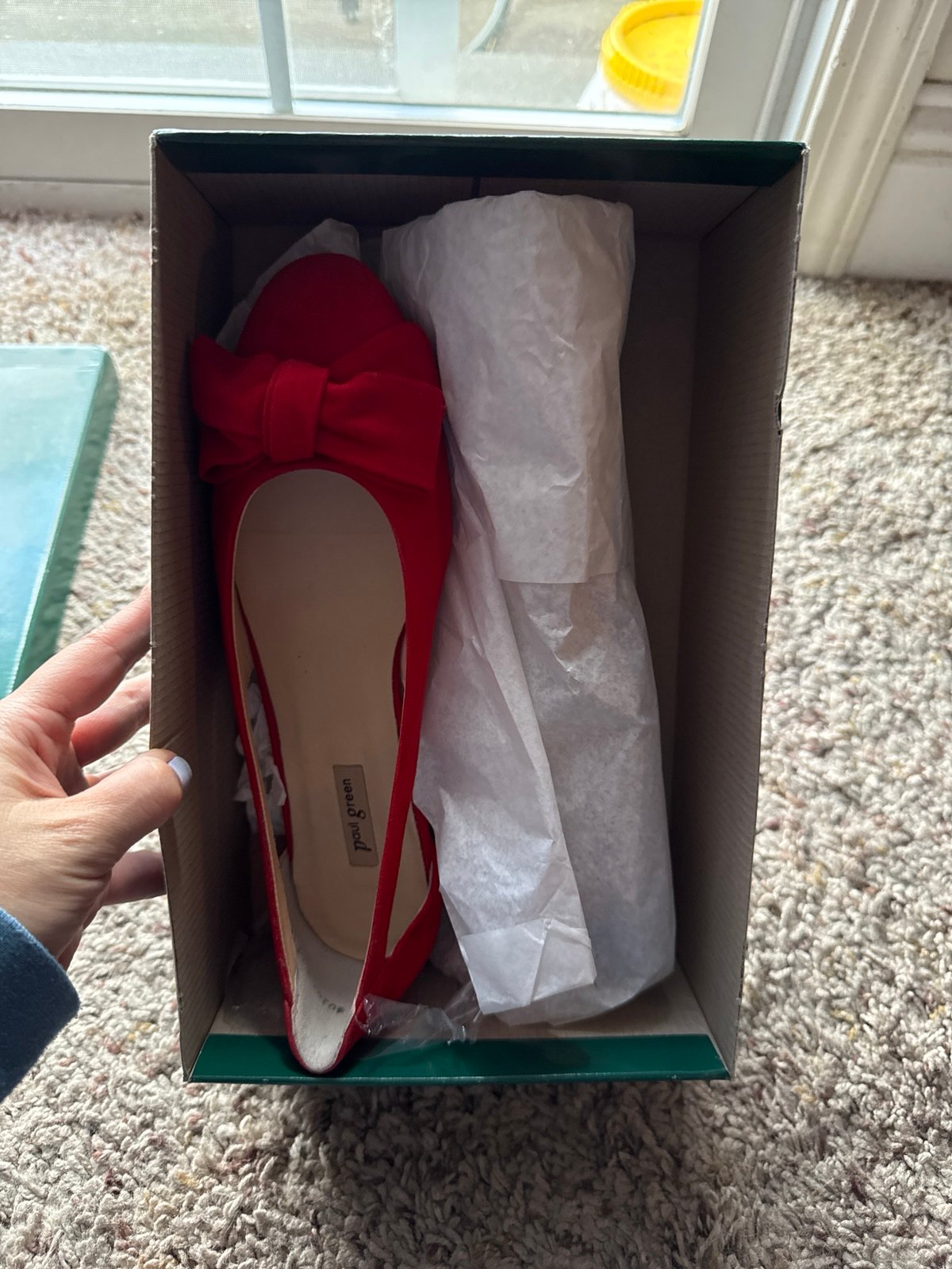 Flats Bow Red Paul Green