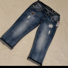 New miss me capri jeans sz 27