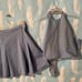 Vintage 1960s Halter and High-Waisted Skirt Set