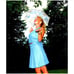 Vintage 1960s Halter and High-Waisted Skirt Set