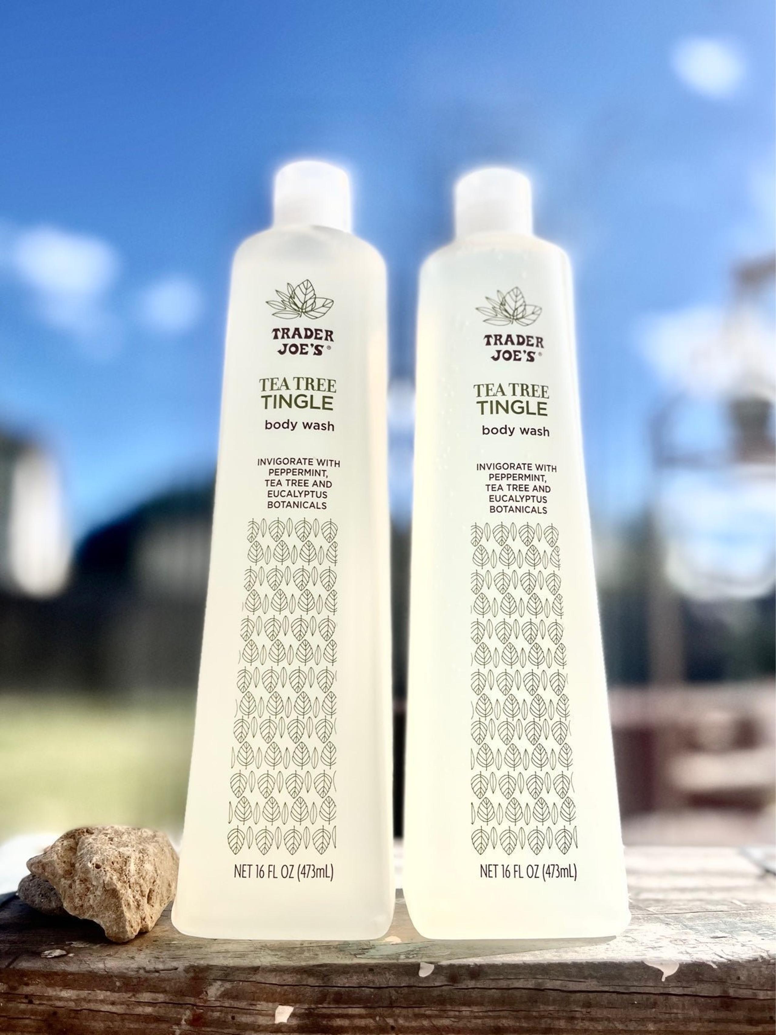Trader Joe’s TEA TREE TINGLE Invigorating Body Wash SET OF 2!!
