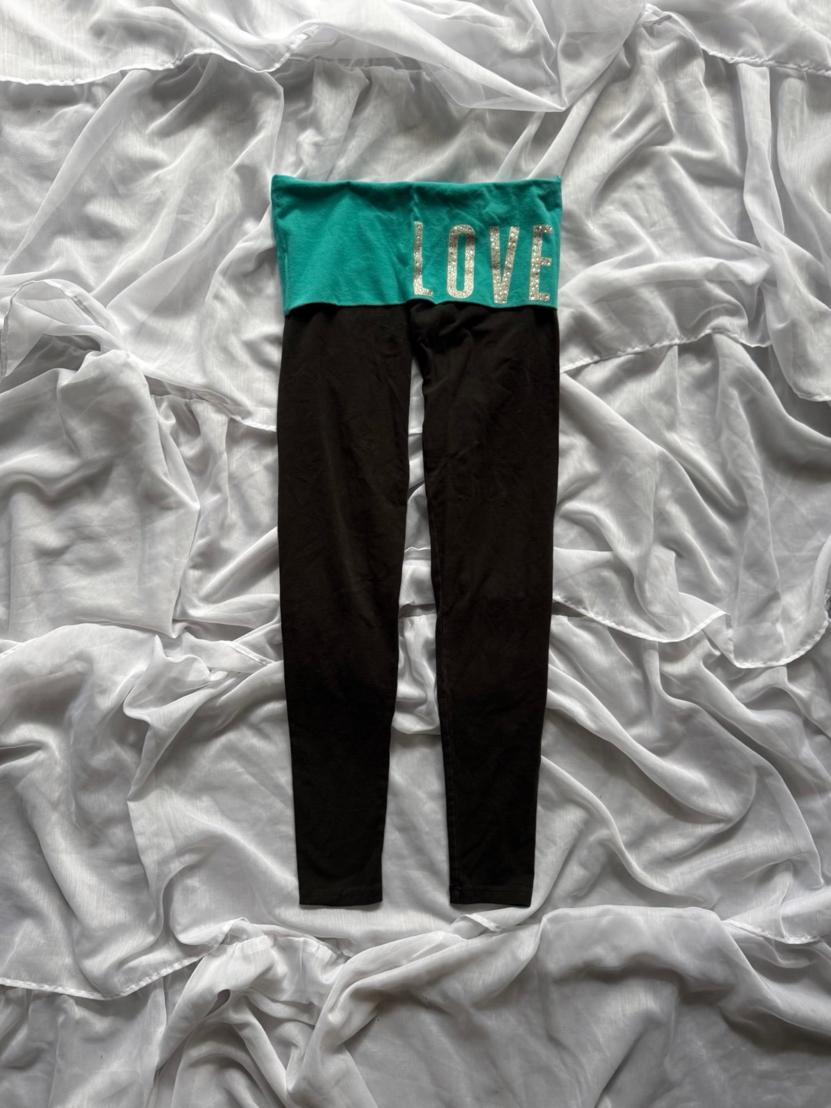 PINK Victoria’s Secret Fold Over Yoga Leggings