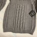 NWT Lulu’s matching grey cable knit turtleneck sweater and skirt set