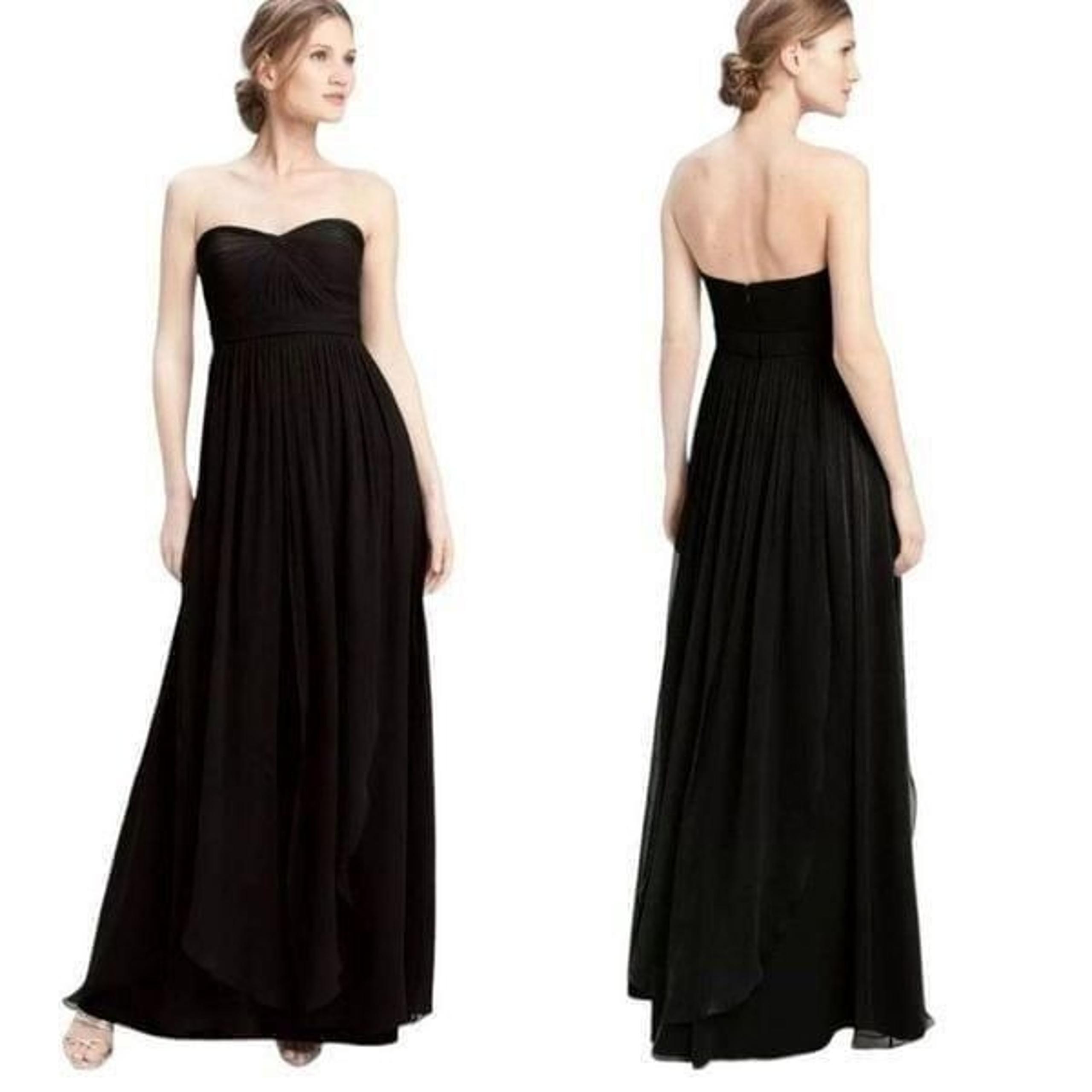 Jenny Yoo Aidan Convertible Strapless Chiffon Gown Size 4