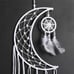NEW White Dream Catcher Boho Macrame