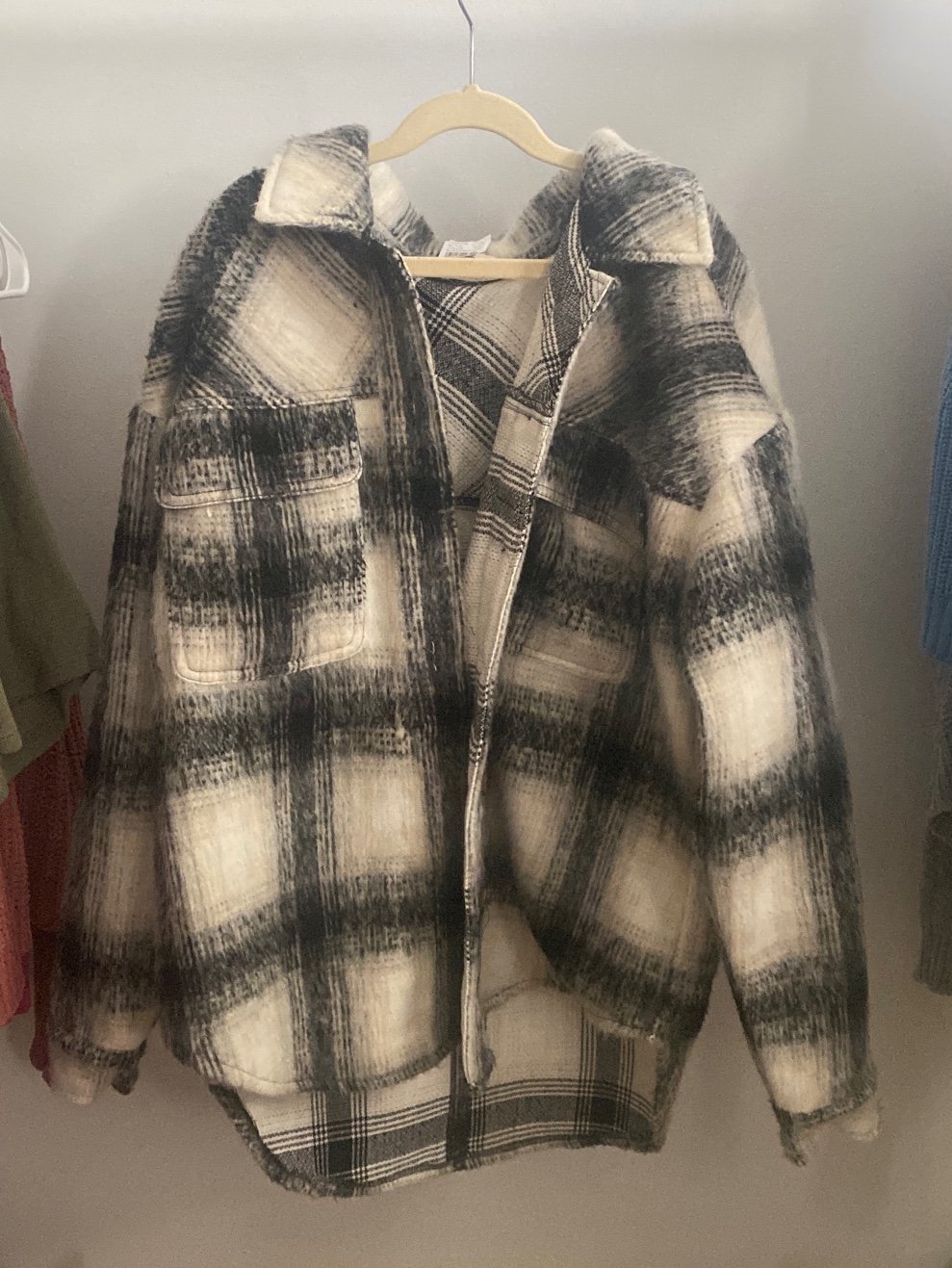 Pacsun LA Hearts flannel jacket