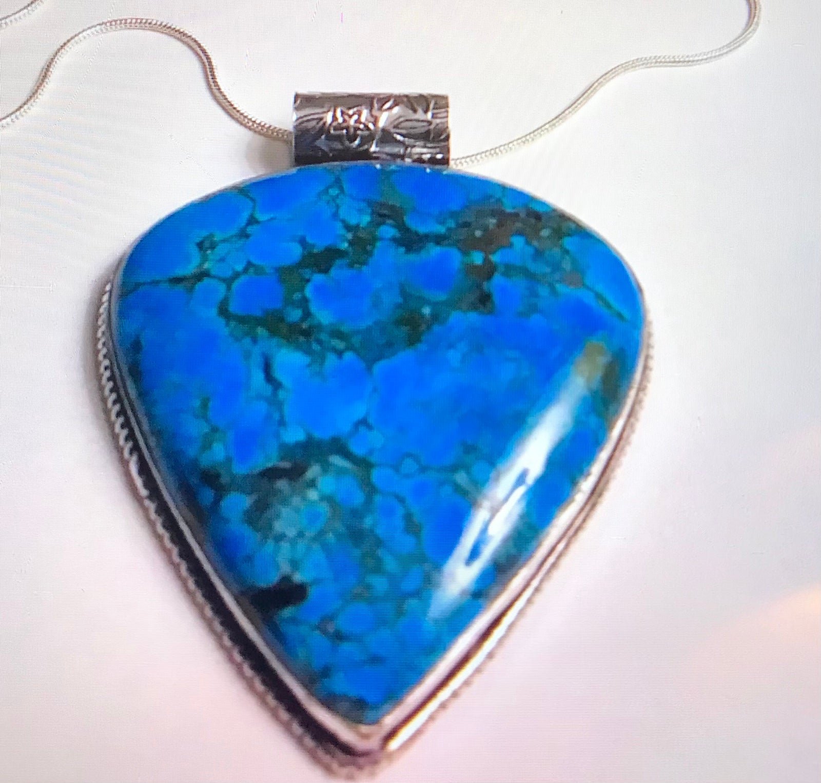 925 Sterling Silver Turquoise Necklace