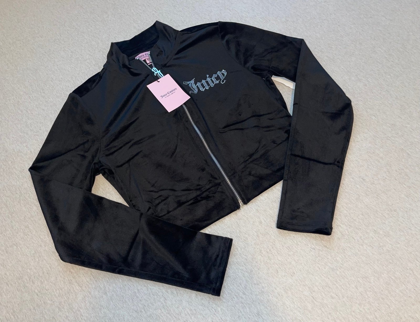 Juicy Couture Velour Cropped Jacket