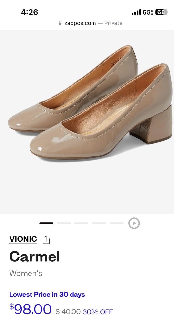 Vionic Carmel heels 6.5