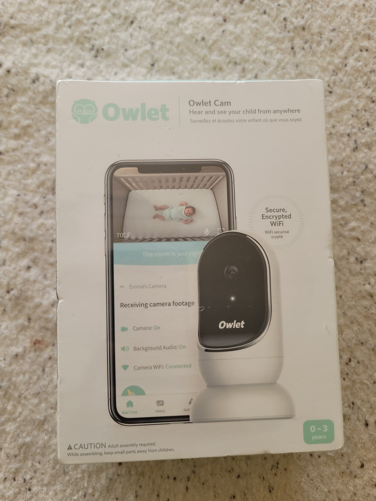 Owlet Cam Video Baby Monitor HD Night Vision NEW SEALED