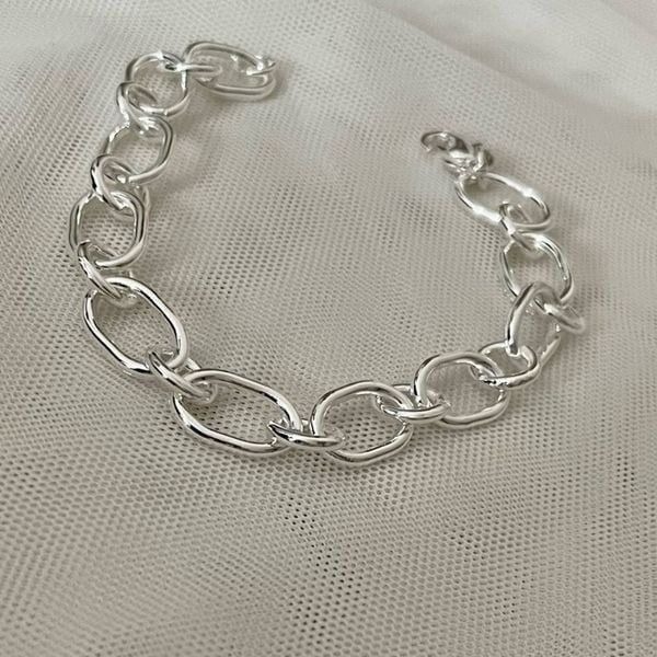 NEW 925 Sterling Silver Chain Link Bracelet