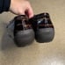 Stuart Weitzman Croc Embossed Patent Leather Square Toe Loafers 7.5 Brown