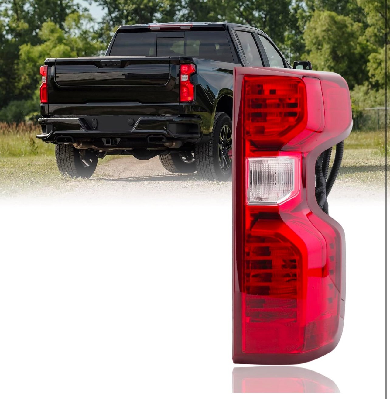 TailLight Compatible with 2019-2023 Chevy Silverado “ PASSENGER SIDE ONLY “