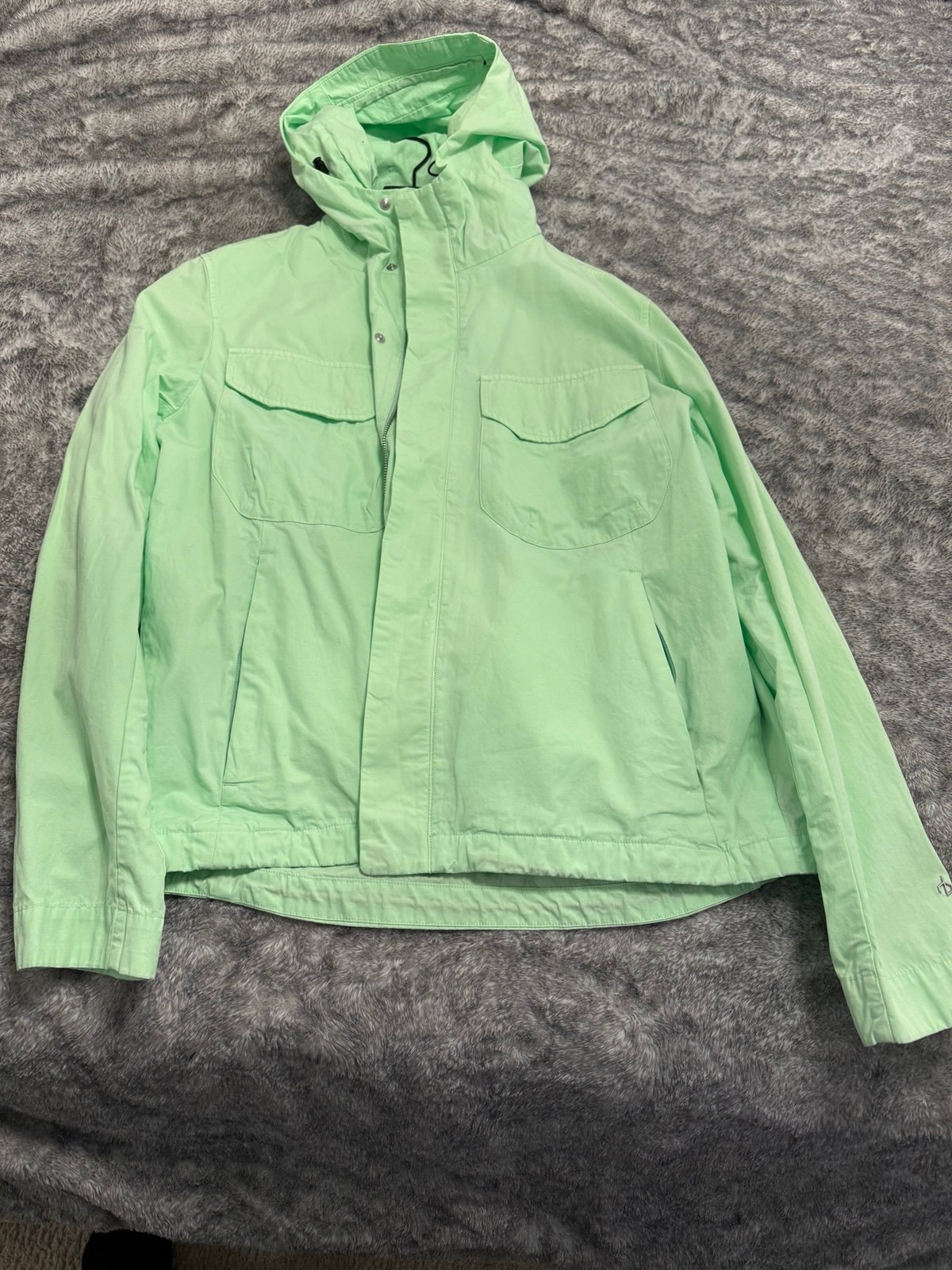 Rag & Bone Military Tactic Peached Cotton Jacket