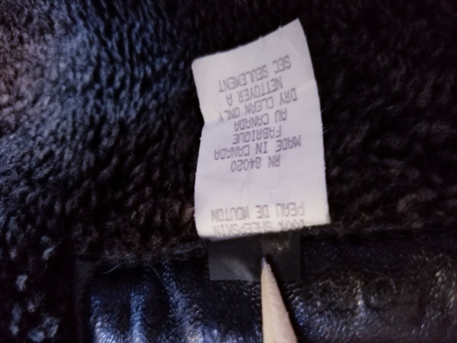 Shops Clifford Michael BLACK Shearling Leather Suede Coat Jacket Women's P/S