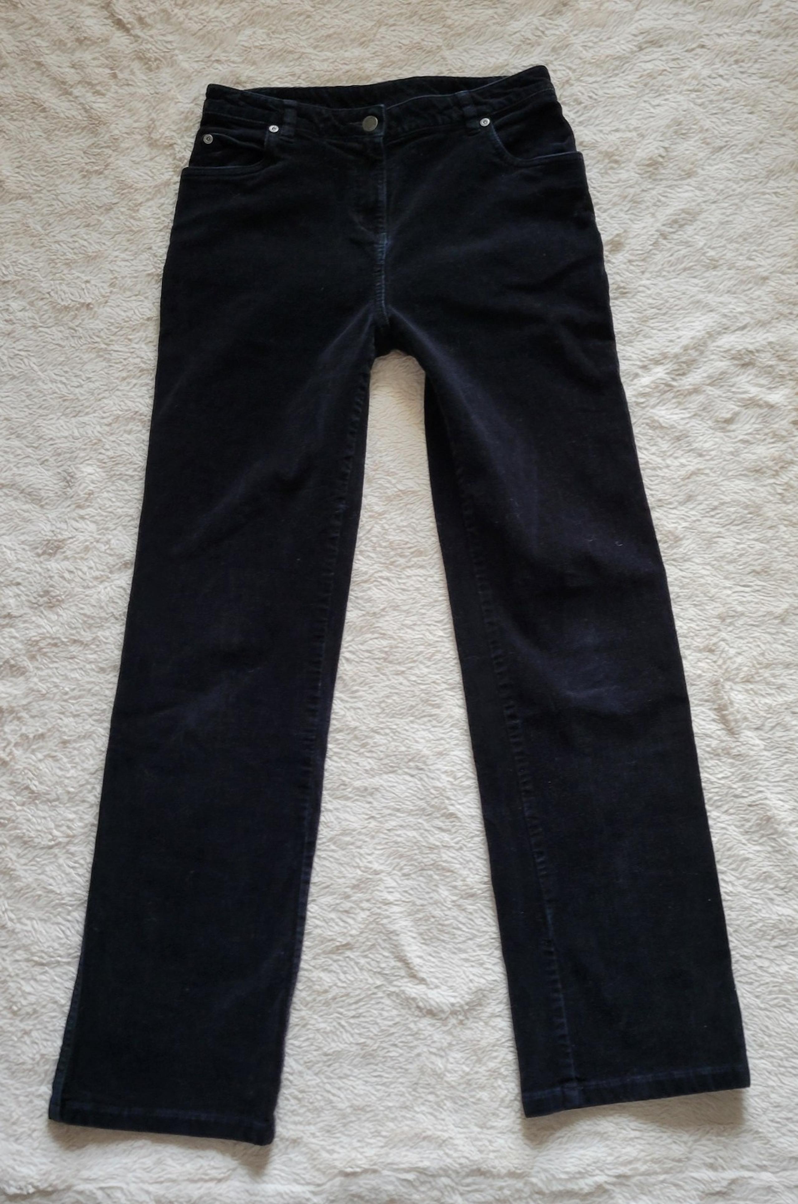 Woolrich Women's Size 4 Black Corduroy Pants Stretch Straight Leg