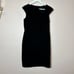 Ann Taylor Navy Asymmetrical Neckline Sheath Dress, Size 8P Petite