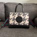 Coach Dempsey Carryall With Houndstooth Print And Patch