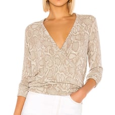 Snake Skin Wrap Sweater