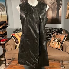 Neiman Marcus Leather Vest - Large