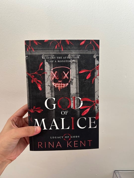 God of Malice by Rina Kent OOP indie paperback