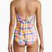 Paper London Inagua Zip Front Swimsuit Size S
