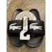 LACOSTE 7-45CMA0002312 CROCO 1.0 Size 13 Black/White Sandals Slides