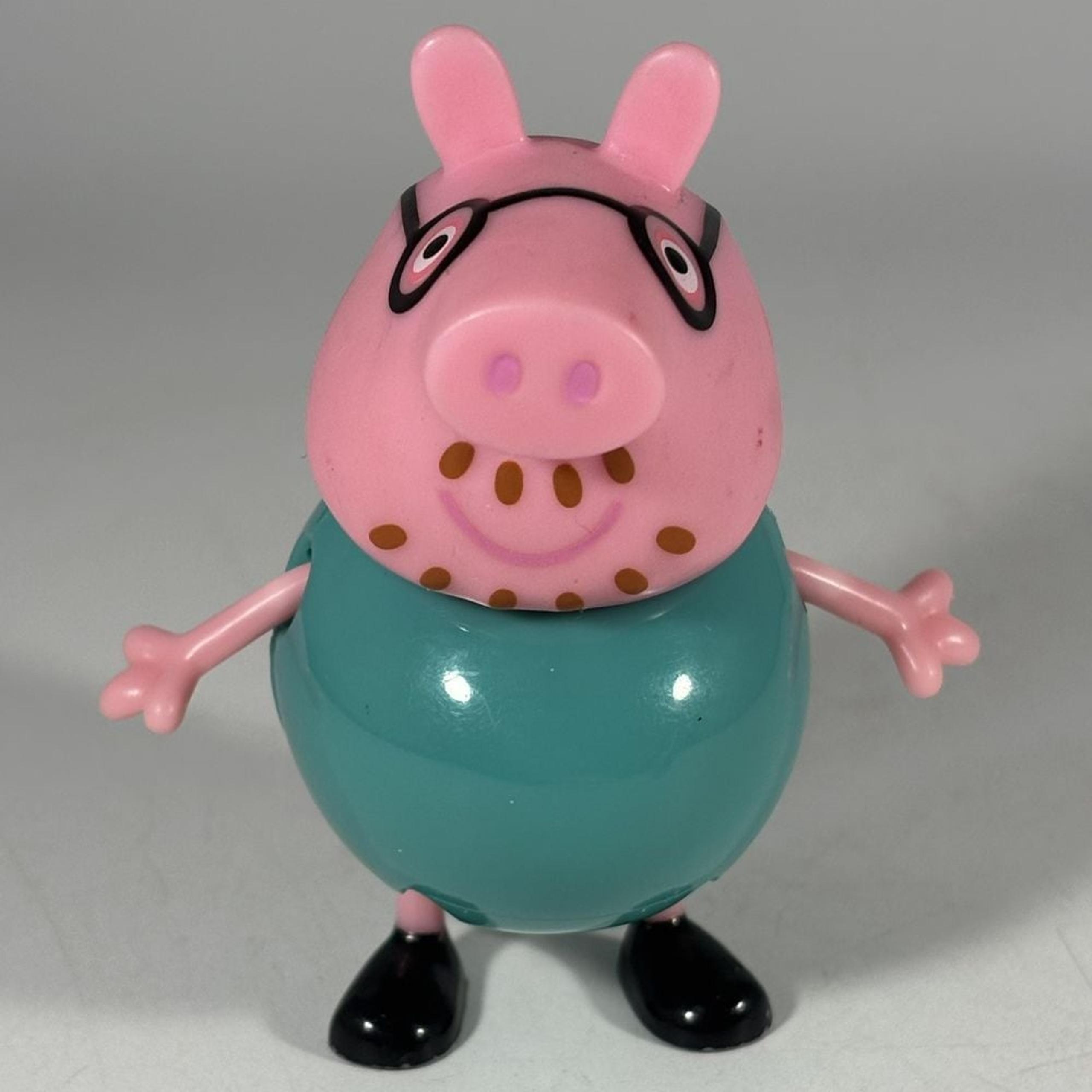 Peppa Pig DADDY MR. PIG 2003 JAZWARES 3" Action Figure Father Dad
