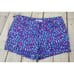 VINEYARD VINES Women's Chino Khaki Shorts SIZE 0 Blue All Over Whale Print