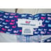 VINEYARD VINES Women's Chino Khaki Shorts SIZE 0 Blue All Over Whale Print